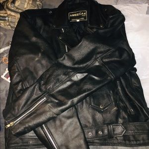 American top genuine leather jacket